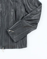 Vintage 90s Peter Nygard Lightweight Leather Jacket - L