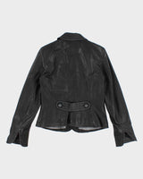 Vintage Danier Button-Up Lightweight Leather Jacket - M