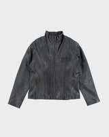 Vintage Y2k 00s Pierre Cardin Leather Jacket - S