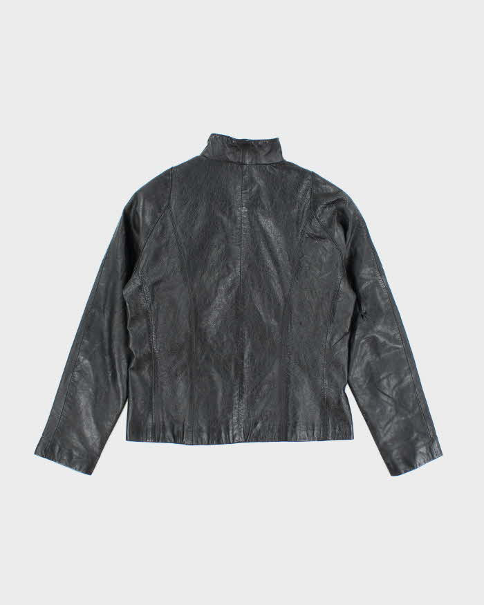 Vintage Y2k 00s Pierre Cardin Leather Jacket - S