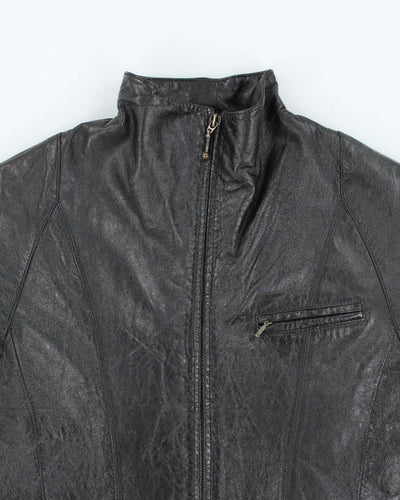 Vintage Y2k 00s Pierre Cardin Leather Jacket - S