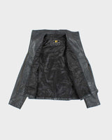 Vintage Y2k 00s Pierre Cardin Leather Jacket - S