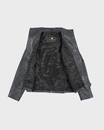 Vintage Y2k 00s Pierre Cardin Leather Jacket - S
