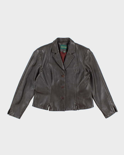 Vintage Danier Brown Leather Jacket - L