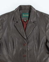 Vintage Danier Brown Leather Jacket - L