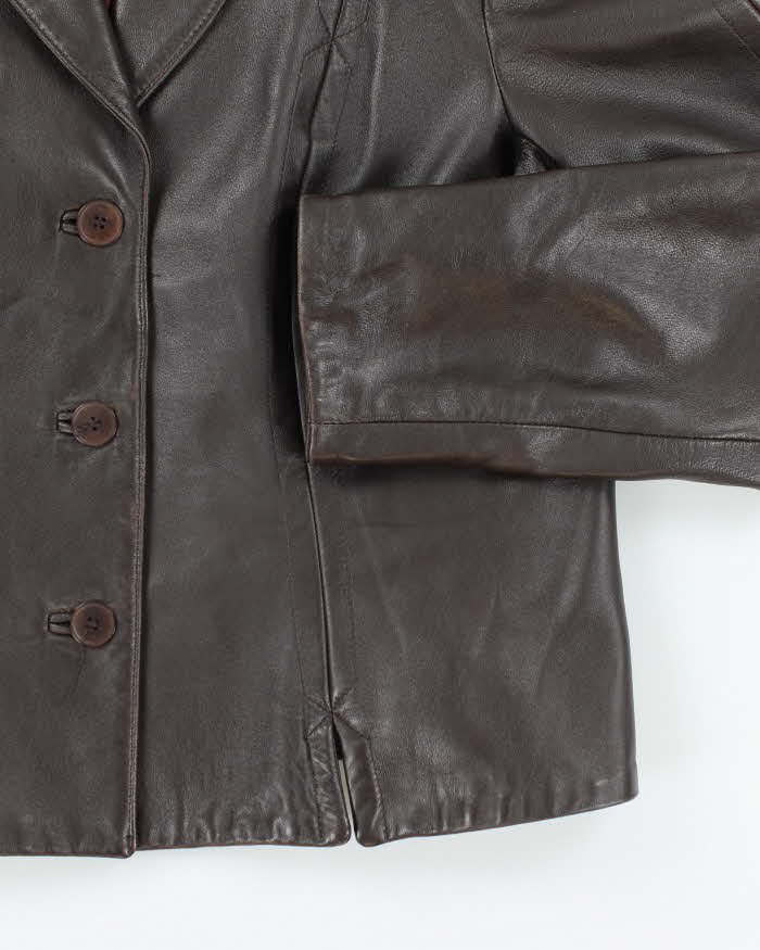 Vintage Danier Brown Leather Jacket - L