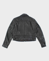 Vintage 90s Anne Klein Leather Jacket - L
