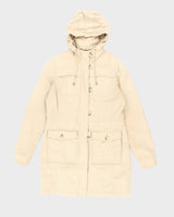 Vintage Eddie Bauer Beige Hooded Jacket - XS