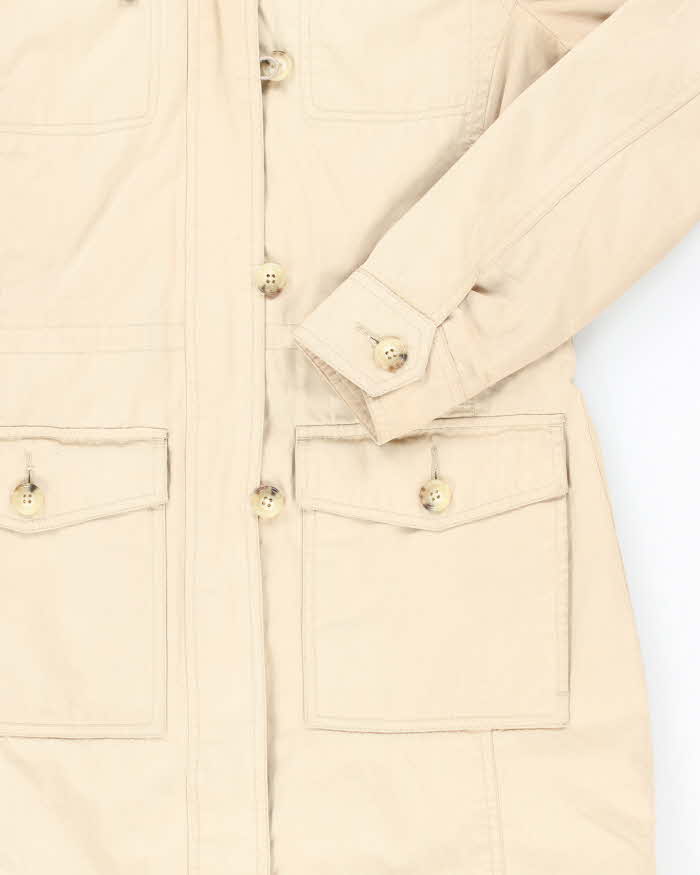 Vintage Eddie Bauer Beige Hooded Jacket - XS