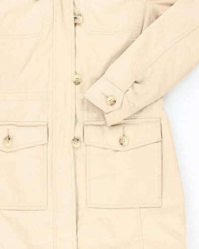 Vintage Eddie Bauer Beige Hooded Jacket - XS