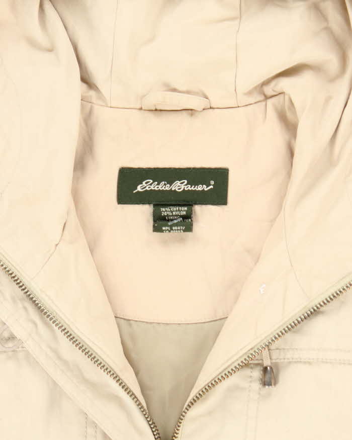 Vintage Eddie Bauer Beige Hooded Jacket - XS