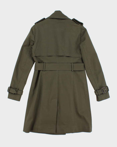 Vintage Club Monaco Khaki Trench Coat - XS