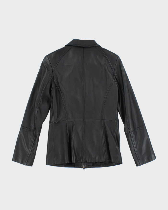 Vintage Danier Black Zip-Up Leather Jacket - S