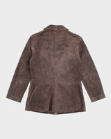 Vintage Danier Dark Brown Suede Jacket - S