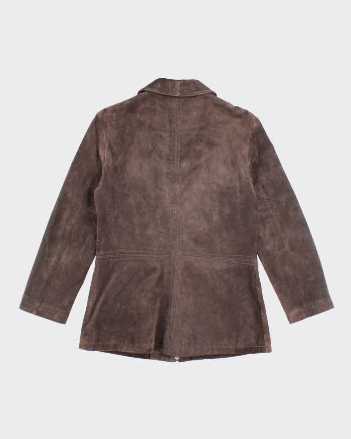 Vintage Danier Dark Brown Suede Jacket - S