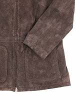 Vintage Danier Dark Brown Suede Jacket - S