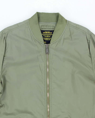 Vintage Women's Alpha Industries Long Lightweight Flight Jacket - M