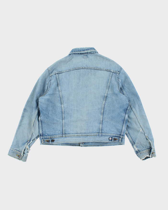 Vintage 90's Lee Faded Light Wash Denim Jacket - S