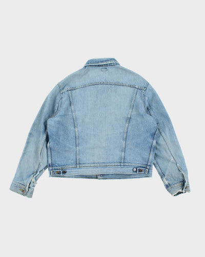 Vintage 90's Lee Faded Light Wash Denim Jacket - S