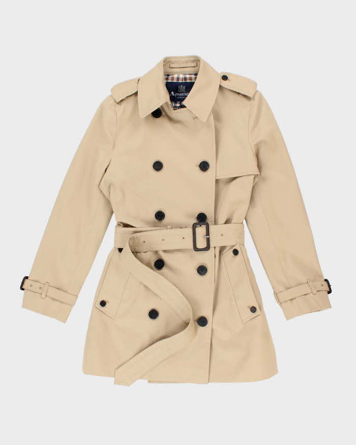 Vintage Aquascutum Short Trench Coat - XS