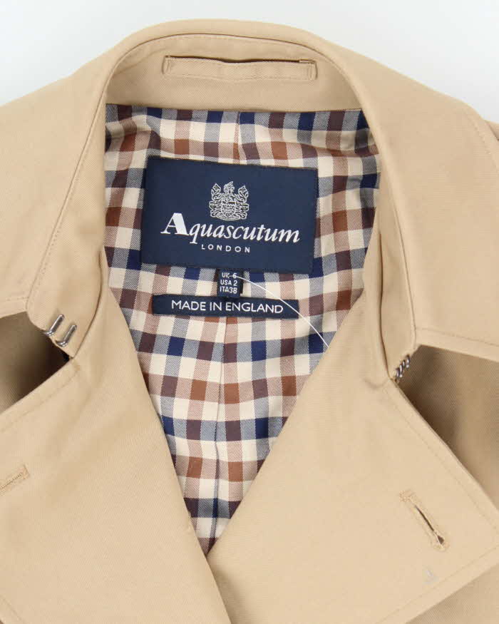Vintage Aquascutum Short Trench Coat - XS