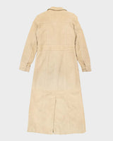 Vintage 90s Le Chateau Long Suede Jacket - S