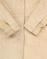 Vintage 90s Le Chateau Long Suede Jacket - S