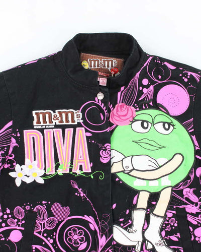 Vintage Y2K The Green M&M Embroidered Racing Jacket - S