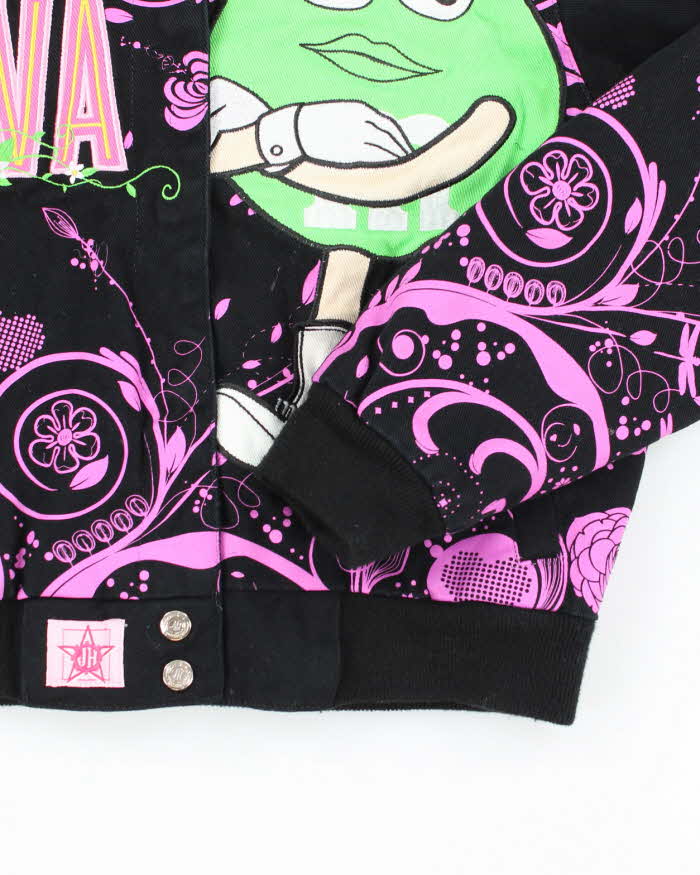 Vintage Y2K The Green M&M Embroidered Racing Jacket - S