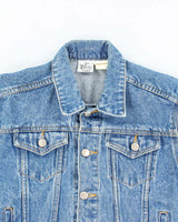 Vintage Y2K Women's Disney Embroidered Denim Jacket - S