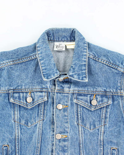 Vintage Y2K Women's Disney Embroidered Denim Jacket - S