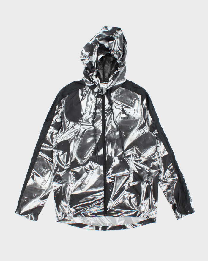 Vintage Y2K Puma Marbled Pattered Lightweight Anorak - XS