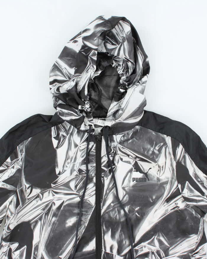 Vintage Y2K Puma Marbled Pattered Lightweight Anorak - XS