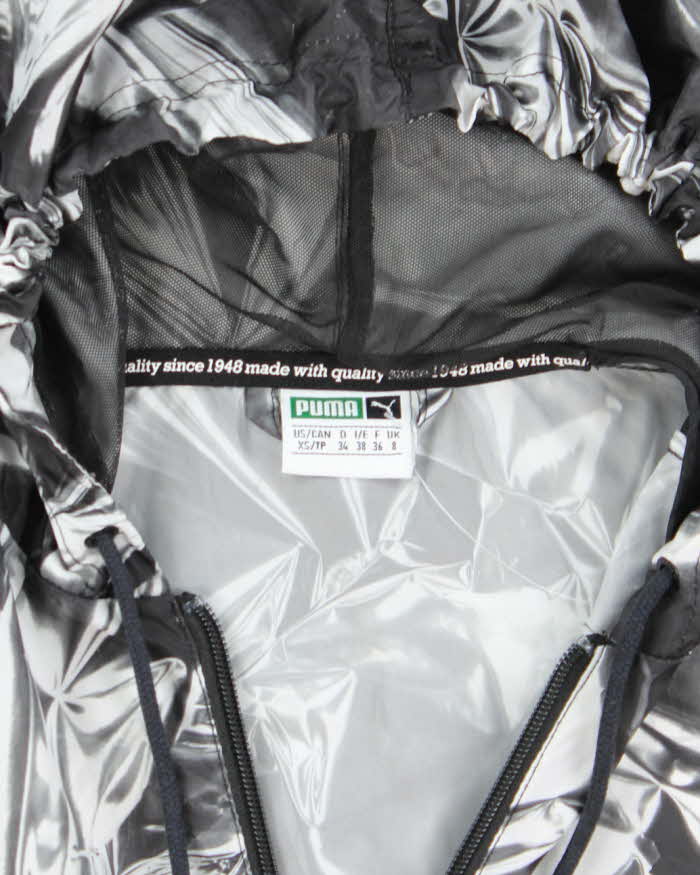 Vintage Y2K Puma Marbled Pattered Lightweight Anorak - XS