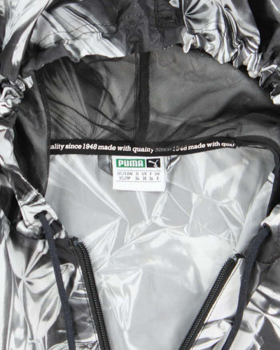 Vintage Y2K Puma Marbled Pattered Lightweight Anorak - XS