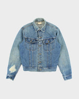 Vintage 80s Lee Button Up Denim Jacket - L