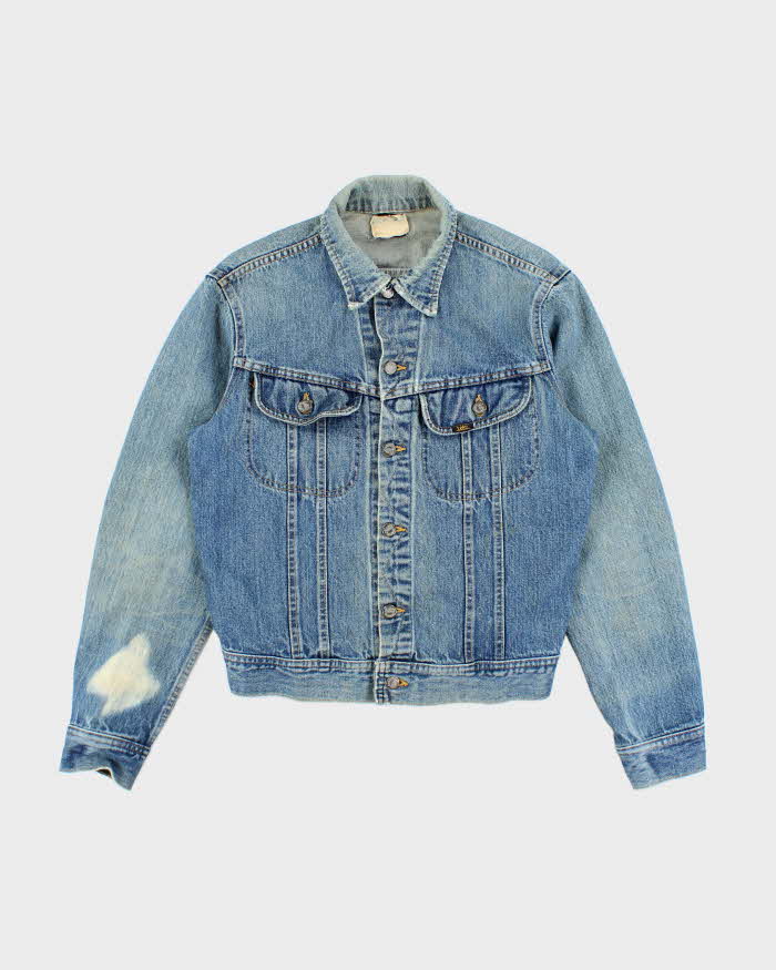 Vintage 80s Lee Button Up Denim Jacket - L