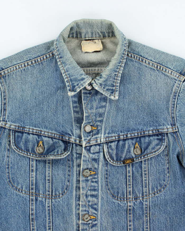 Vintage 80s Lee Button Up Denim Jacket - L