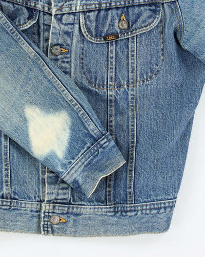 Vintage 80s Lee Button Up Denim Jacket - L