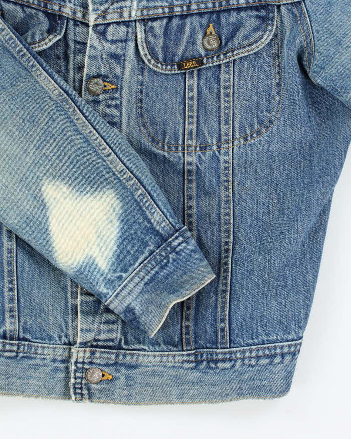Vintage 80s Lee Button Up Denim Jacket - L