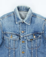 Vintage 70s Lee Button Up Denim Jacket - S