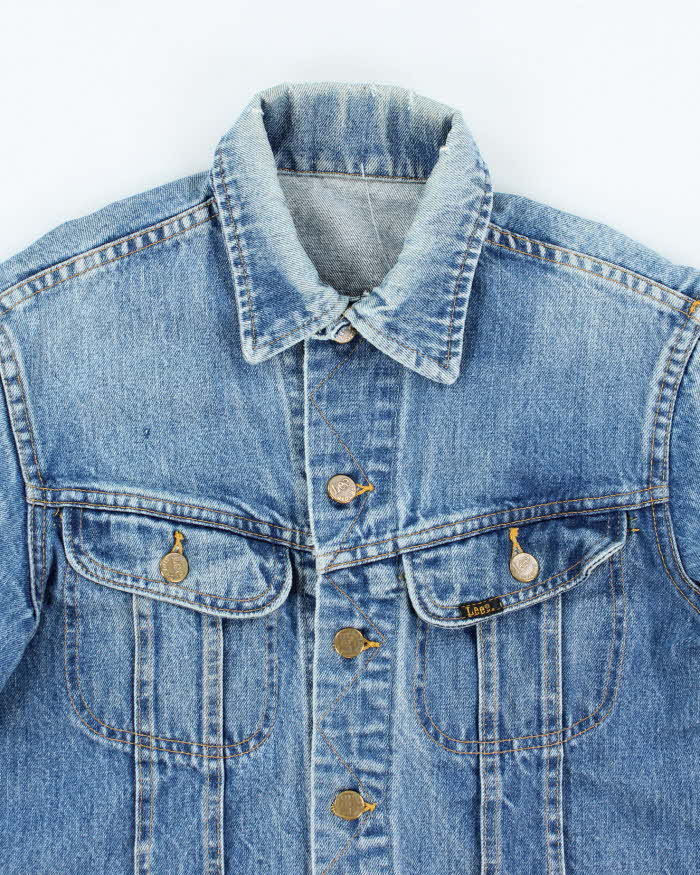 Vintage 70s Lee Button Up Denim Jacket - S