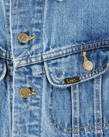Vintage 70s Lee Button Up Denim Jacket - S