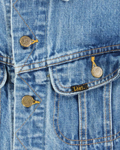 Vintage 70s Lee Button Up Denim Jacket - S