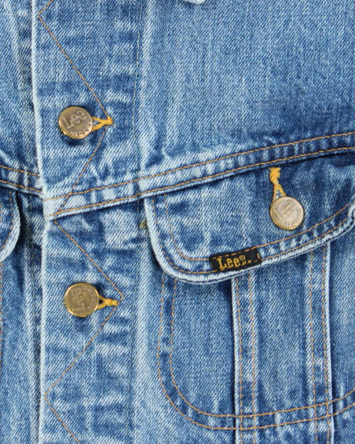 Vintage 70s Lee Button Up Denim Jacket - S