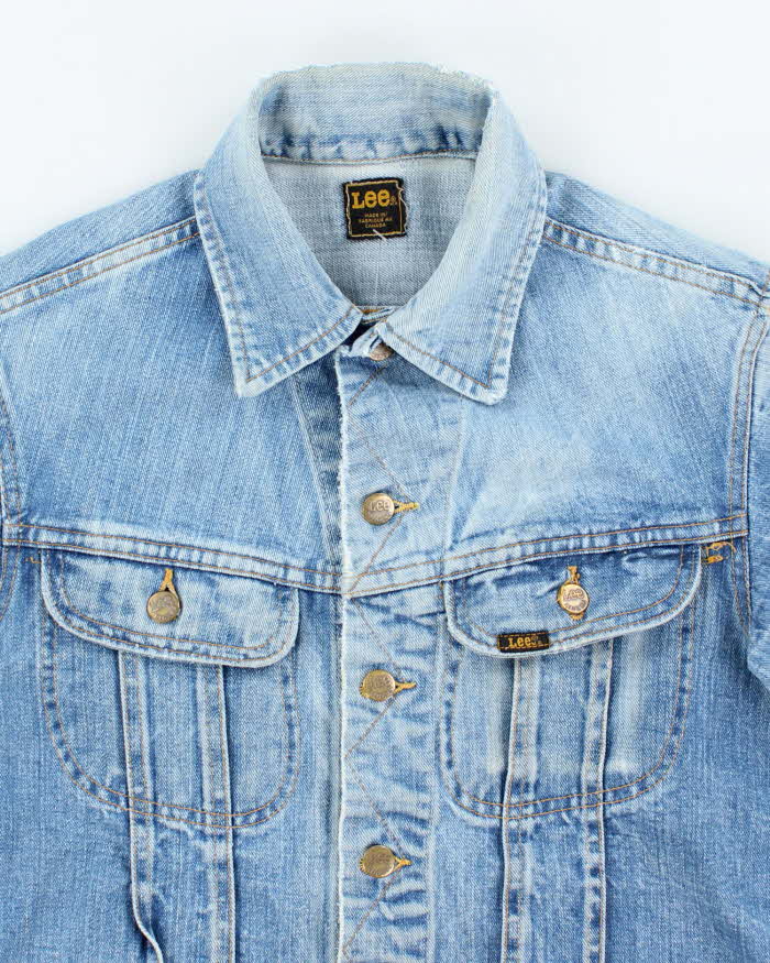 Vintage 70s Lee Button Up Denim Jacket - S