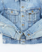 Vintage 70s Lee Button Up Denim Jacket - S