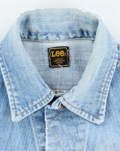 Vintage 70s Lee Button Up Denim Jacket - S