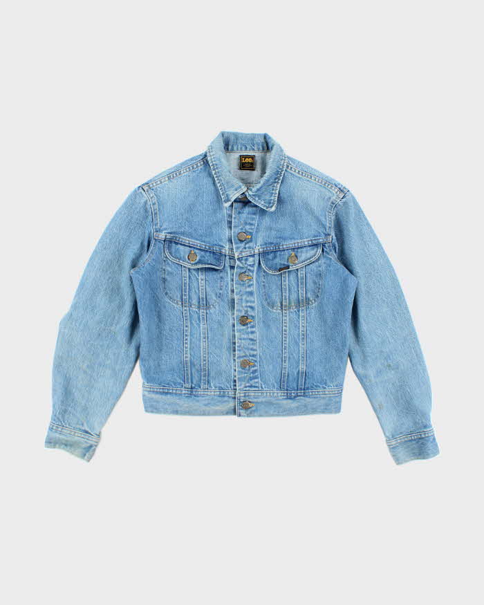 Vintage 80s Lee Button Up Denim Jacket - S