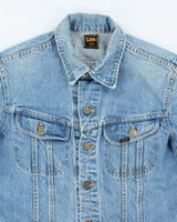 Vintage 80s Lee Button Up Denim Jacket - S